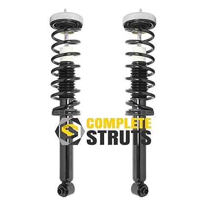 COMPLETESTRUTS Rear Quick Complete Strut Assemblies with Coil Springs Replacement for 2004-2007 BMW 530i E60 - Set of 2