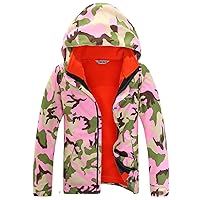 Kids 3in1 Outdoor Waterproof Jacket Camouflage Sport Coat Sportswear