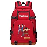Teens Trollhunters Lightweight Student Bookbag-Wear Resistant Laptop Bag Large Capacity Travel Knapsack for Outdoors