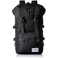 AVVENTURA(アヴェンチュラ) Nylon Mountain Backpack, Black (Black 19-3911tcx), One Size