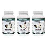 All Natural Supplement for Fleas, Ticks, and Mosquitos Prevention for Dogs and Cats, 100 Chewable Tablets, 3 Pack