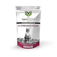 UT Strength Feline Urinary Tract Supplement for Cats – Chews for Urinary Tract Support with Cranberry Powder, Bromelain, and Probiotics