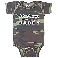 Handsome Just Like Daddy Funny Baby Boy Bodysuit Infant