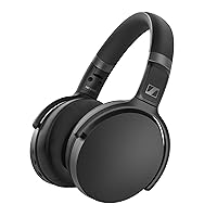 Sennheiser Consumer Audio HD 450BT Bluetooth 5.0 Wireless Headphone with Active Noise Cancellation - 30-Hour Battery Life, USB-C Fast Charging, Virtual Assistant Button, Foldable - Black