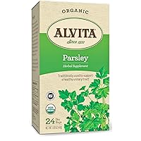 Alvita Teas Organic Herbal Tea Bags, Parsley, 24 Count