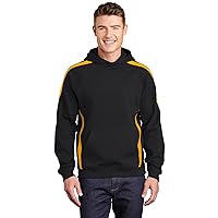 SPORT-TEK Men's Sleeve Stripe Pullover Hooded Sweatshirt