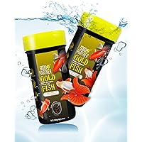 Purify Series for Goldfish Food, Sinking Gold Fish Pellets, All Natural Ingredients, Balanced Composition of Fish Food, Good for Fins Grow and Color Saturation, 3.53 oz (Pack of 2)