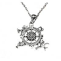 Steampunk Nautical Pirate Pendants Game of Thrones Compass Hot Movies Necklace