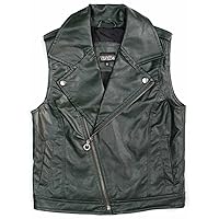 Girl's PU Leather Vest