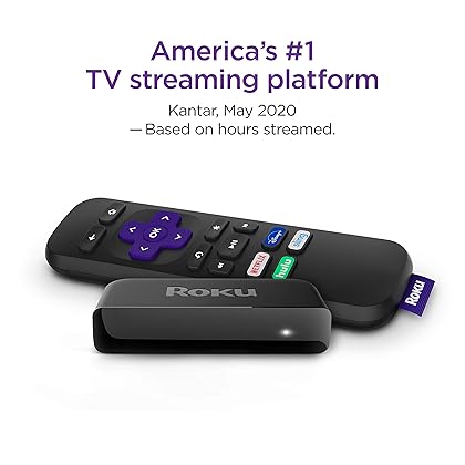 Roku Premiere | HD/4K/HDR Streaming Media Player, Simple Remote and Premium HDMI Cable, Black