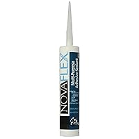 02-MX001000 NovaFlex Multi-Purpose Adhesive Sealant - 10.3 oz., White