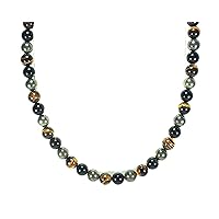 AurasbyOsiris Multistone Crystal Necklaces - Mens Jewlery - Womens Fashion - Gemstones for Protection and Healing Beaded Neckless Costume Jewelry (30.00, 01: Triple Protection)