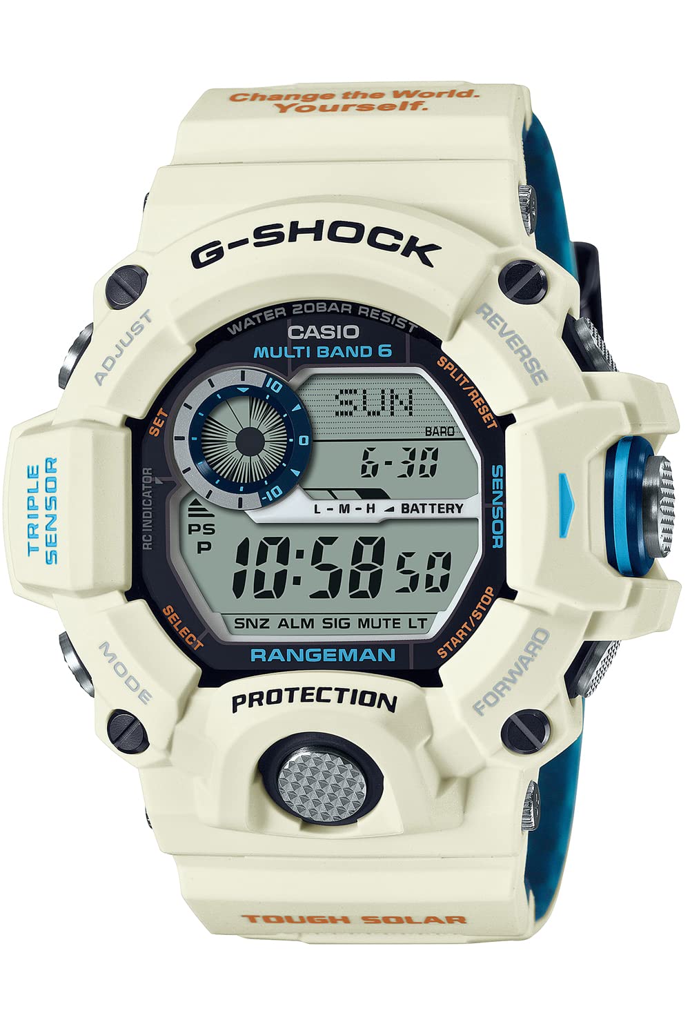 Casio male G-Shock Rangeman GW-9408KJ-7JR Love The Sea and The Earth Limited Edition (Japan Domestic Genuine Products)