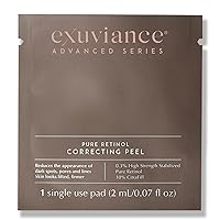 EXUVIANCE Pure Retinol Correcting Peel Weekly At-Home Chemical Peel For Dark Spots, 6 ct.