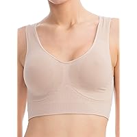 Farmacell Bodyshaper 618 - Elastic Push-up Bra Wide Shoulder top Band with Breast Support Effect