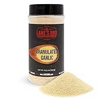 Lane's Granulated Garlic Seasoning - All Natural Premium Garlic Granules for Cooking and Grilling | No Preservatives | 10.5oz