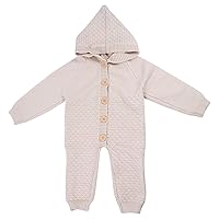BESTOYARD Comfortable Knitted Baby Jumpsuit Warm Toddlers Romper Baby Suit