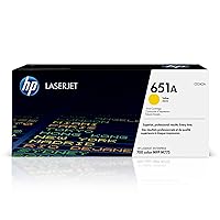 HP 651A Yellow Toner Cartridge | Works with HP LaserJet Enterprise 700 color MFP M775 Series | CE342A