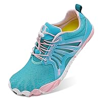 Scurtain Unisex Mens Womens Athletic Hiking Water Shoes Quick Dry Barefoot Aqua Shoes Swim Shoes Beach Shoes with Drainage