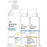 Ultimate Relief Kit - Daily Itchy Scalp & Skin Treatment - Helps Symptoms of Eczema, Dandruff, & More - Skin Renewing Cream, Body Serum, Moisturizing Shampoo & Conditioner