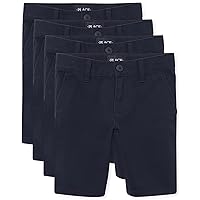 The Children's Place Girls' Chino Shorts, 4 Pack