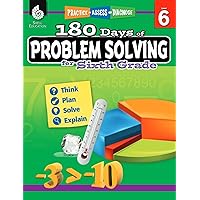 180 Days of Problem Solving for Sixth Grade – Build Math Fluency with this 6th Grade Math Workbook (180 Days of Practice)