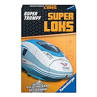Ravensburger Children's Card Games 20697 - Card Game, Supertrumpf Superloks, Quartet and Trump Game for Technology Fans from 7 Years