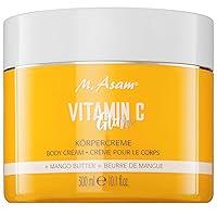 M. Asam Vitamin C Glam Body Cream (10.1 Fl Oz) – Body Moisturizer With Maracuja Oil & Apricot Kernel Oil. Body Butter, Provides Moisture, Body Lotion Protects The Skin From Drying Out, Skin Care