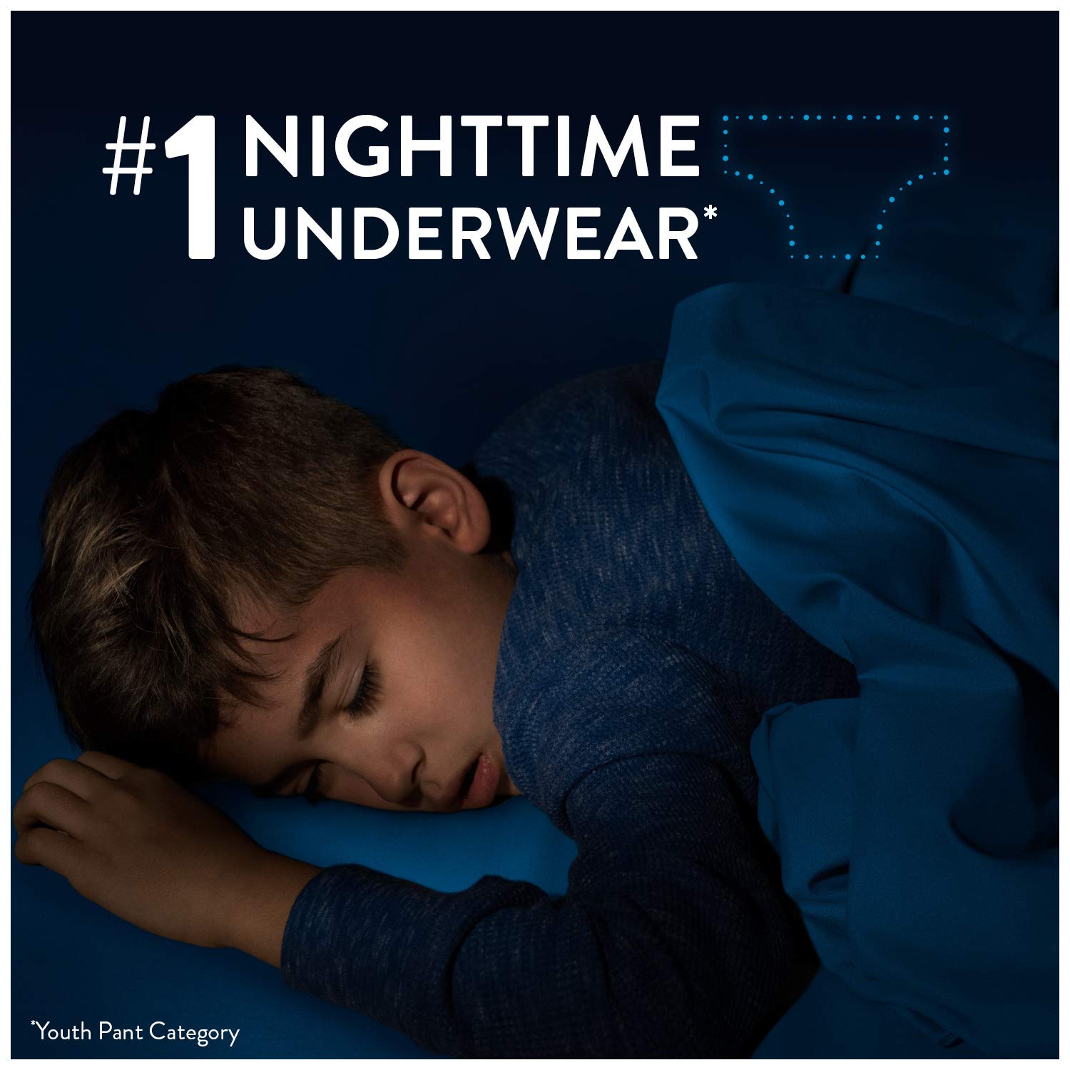 GoodNites Bedtime Bedwetting Underwear for Boys, L-XL, 11 Ct. (Packaging May Vary)