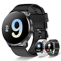 Smart Watch for Women Men, Bluetooth Call Fitness Tracker for Android and iOS Phones Waterproof Smartwatch with 1.32