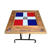 Dominican Republic Domino Table -Full Flag