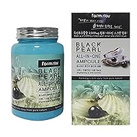 Farm stay Black Pearl All In One Ampoule 250ml[8.45Oz]Anti-Wrinkle, Whitening,All Skin Types