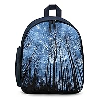 Forest Galaxy Backpack Small Travel Backpack Lightweight Daypack Work Bag for Women Men