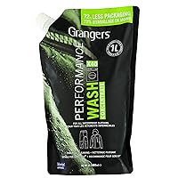 Grangers Performance Wash/Detergent for Outerwear and Performance Clothing (40 Washes), 33 oz