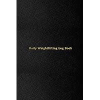 Daily Weightlifting Log Book: Weight lifting and exercise tracking log book | Track and record weights for individuals or personal trainers | Gym ... oriented men | Professional black cover