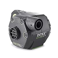 Intex 66641E 120 V Quick Fill Cordless Rechargeable Inflatable Air Bed Pump