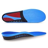 Arch Support Inserts for Heel Spur, Plantar Fasciitis Pain Relief Orthotics - Gel Arch Support Insoles for Bone Spurs, Heel Pain Relief Shoe Inserts - Work Boots Insoles for Men and Women