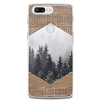 TPU Case Compatible for OnePlus 10T 9 Pro 8T 7T 6T N10 200 5G 5T 7 Pro Nord 2 Pattern Forest Soft Girl Flexible Silicone Slim fit Clear Fog Wood Design Geometric Cute Print Phone Women Nature