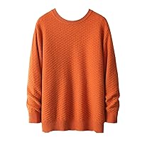 Autumn and Winter Plus Men's 100% Sweater O-Neck Pullover Long-Sleeved Cashmere Knitted Sweater Large Size Jacket
