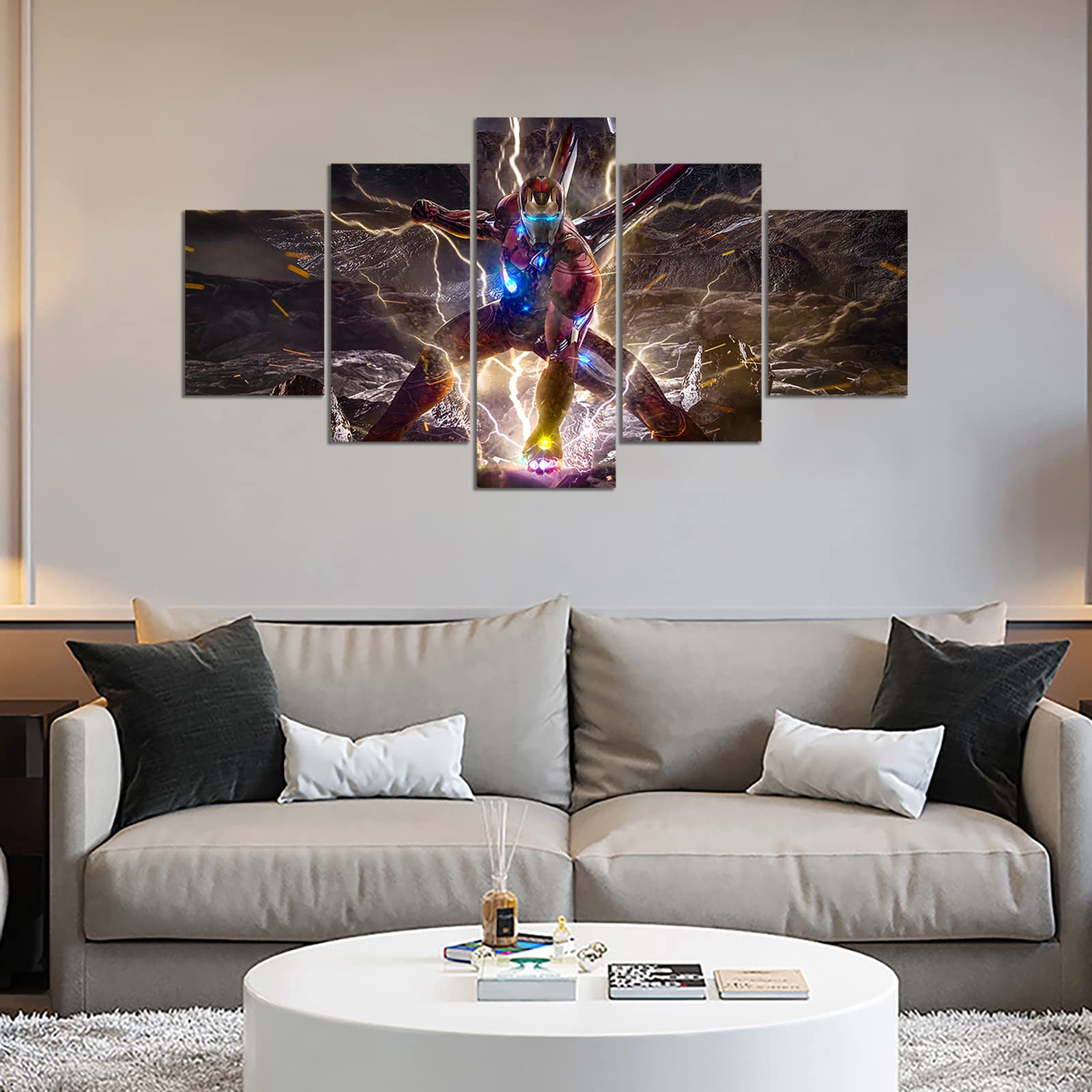 12"x22"Iron Man HD Canvas print Painting Home decor Poster Room Wall art Picture 