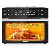 Beelicious® Pro 32QT Extra Large Air Fryer, 19-In-1 Air Fryer Toaster Oven Combo with Rotisserie and Dehydrator, Digital Convection Oven Countertop Airfryer Fit 13