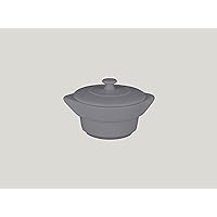 CFRD10GY Chef's Fusion Stone Round Cocotte & Lid Case of 12