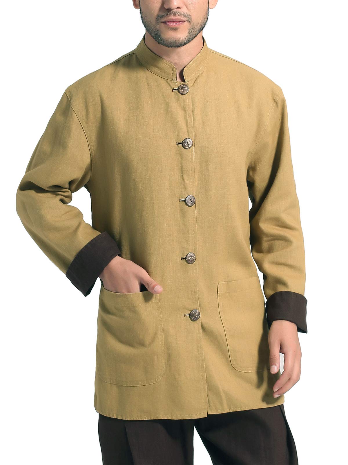 Mua Bitablue Men's Reversible Mao Suit Style Jacket trên Amazon Mỹ chính  hãng 2023 | Fado