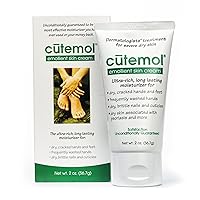 Emollient Moisturizing Cream - Serious Moisturizer Lotion Balm for Recovering Dry, Damaged Skin - Hydration for Cracked Hands and Feet, Eczema, Psoriasis, and Raw Skin (2 oz)