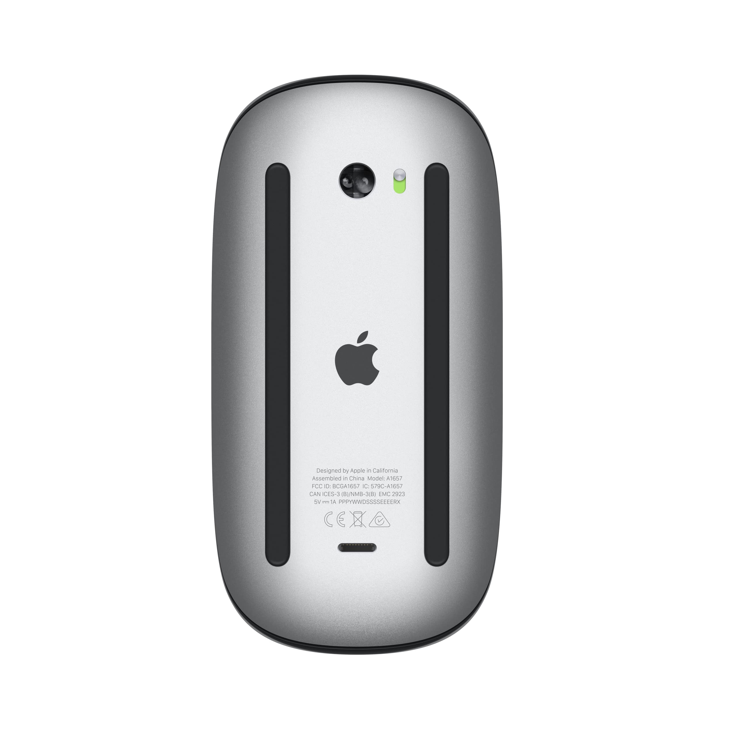 Apple Magic Mouse: Wireless, Bluetooth, Rechargeable. Works with Mac or iPad; Multi-Touch Surface - Black