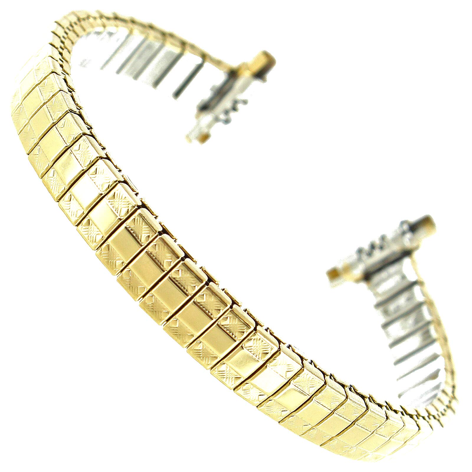 10-14mm Speidel Gold Stainless Steel Ladies Expansion Watch Band 741/32