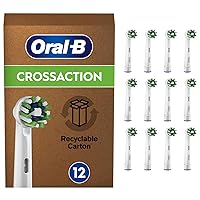 Oral-B CrossAction Toothbrush Head with CleanMaximiser Technology, Pack of 12, Mailbox Sized Pack