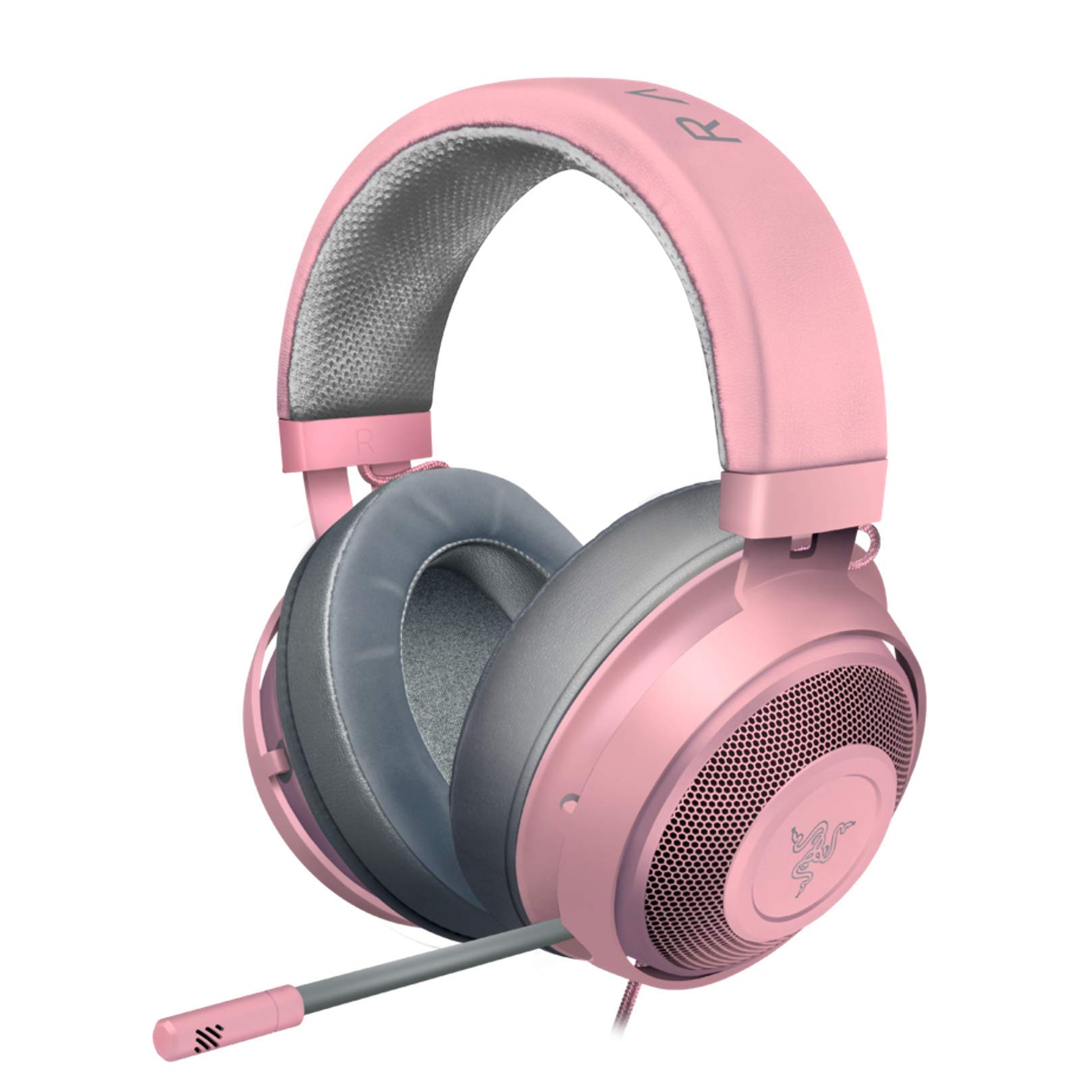 Razer Kraken Quartz Edition Wired Stereo Gaming Headset Quartz Pink (Renewed)