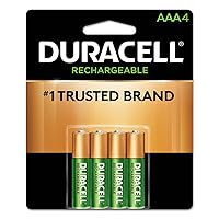 Rechargeable Staycharged Nimh Batteries, AAA, 4/Pack