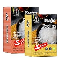 YUHO Shirataki Konjac Variety 16 Pack, Konjac Noodles, Konjac Fettuccine, and Konjac Rice